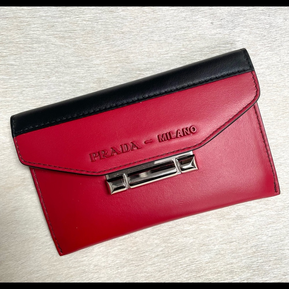 Prada envelope wallet